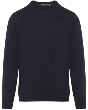 Canali Virgin Wool Knitwear - Blue