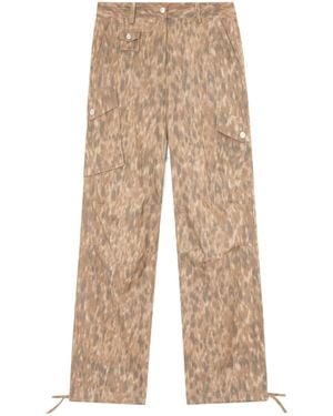 Ganni Cargo Pants - Natural