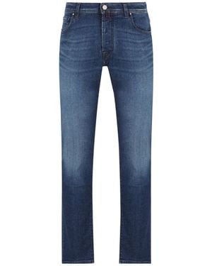 Jacob Cohen Logo-Patch Pocket Jeans - Blue