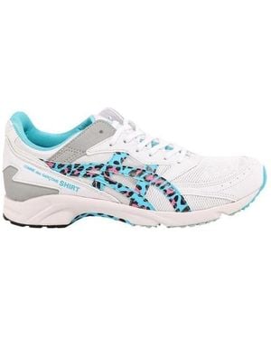Comme des Garçons Leopard-Print Low-Top Trainers - Blue