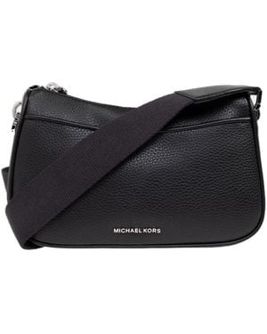 MICHAEL Michael Kors Jet Set Logo-Lettering Crossbody Bag - Black