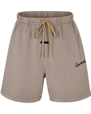 Fear Of God Logo-Detail Sports Shorts - Grey