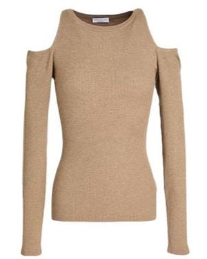 Brunello Cucinelli Crew Neck Knitwear - Natural