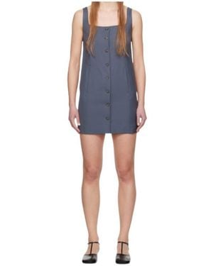 Loulou de Saison Idon Minidress - Blue
