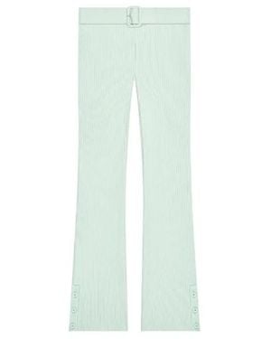 Courreges Courrèges Belted Flared Pants - Green