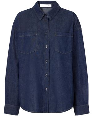 Frankie Shop Loose Denim Shirt - Blue