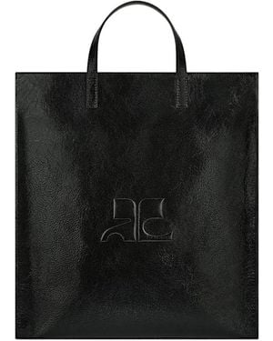 Courreges Naplack Tote Bag - Black