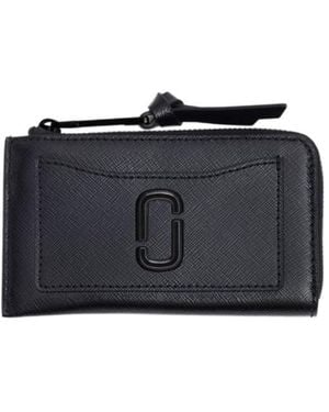 Marc Jacobs Logo-Plaque Wallet - Blue