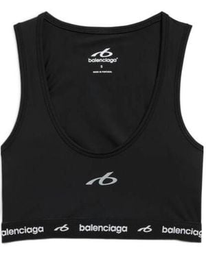 Balenciaga Techwear Bra Tank Top - Black