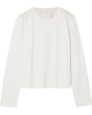 Leset Margo Cotton-Jersey T-Shirt - White