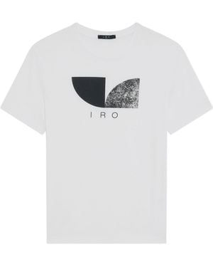 IRO Orlando Graphic-Print T-Shirt - White