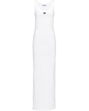 Prada Cotton Jersey Dress - White