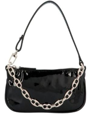 BY FAR Logo Handbag - Black