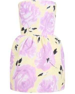 Patou Mini Strapless Dress - Pink