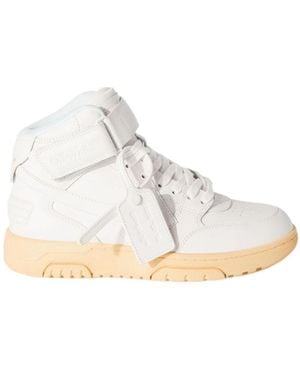 Off-White c/o Virgil Abloh Out Of Office Lace-Up Trainers - White