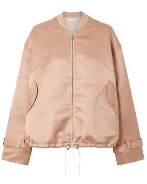 Co. Long-Sleeved Zip-Up Jacket - Natural