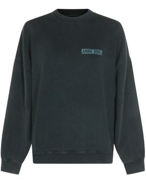 Anine Bing Palm Graphic Sweatshirt - Green