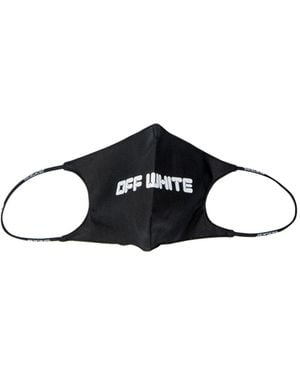 Off-White c/o Virgil Abloh Logo-Print Face Mask - White