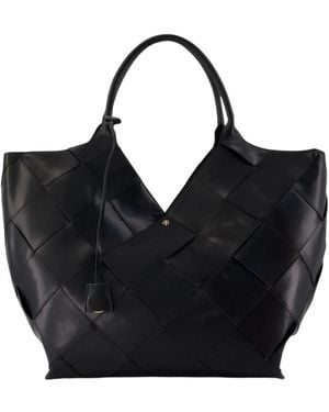 Anine Bing Lili Braided Tote Bag - Black
