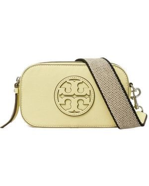 Tory Burch Miller Leather Mini Crossbody - Metallic