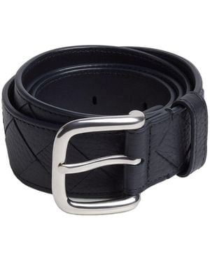 Bottega Veneta Intrecciato Belt - Blue