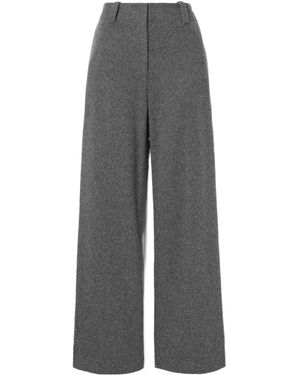 Proenza Schouler Wide-Leg Casual Trousers - Grey
