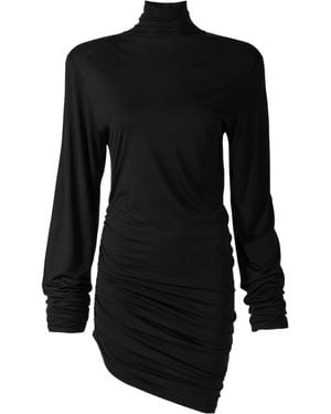 Jacquemus The Spallina Long-Sleeved Dress - Black