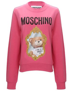 Moschino Logo Jumper - Pink