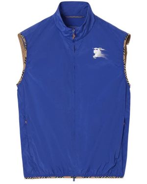 Burberry Nylon Gilet - Blue
