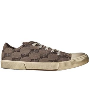 Balenciaga Monogram Low Trainers - Brown