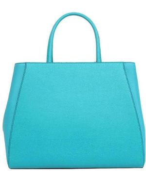 Fendi Logo Handbag - Blue
