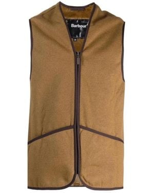 Barbour Zipped Gilet - Brown