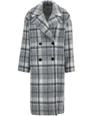 Barbour Plaid Coat - Gray