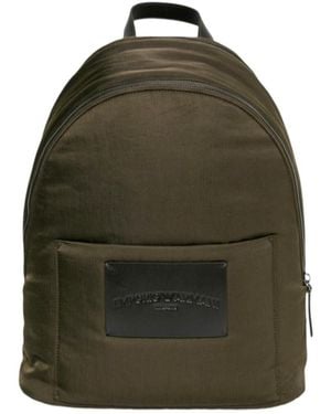 Emporio Armani Top-Handle Backpack - Green