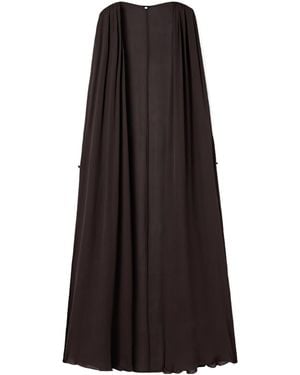 Johanna Ortiz New Destiny Silk-Georgette Cape - Black