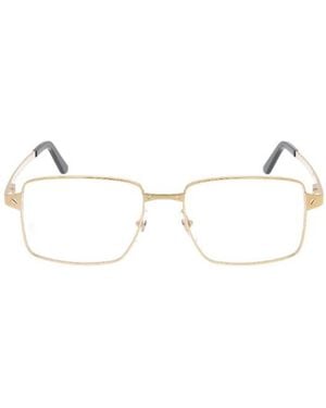 Cartier Square Frame Glasses - Natural