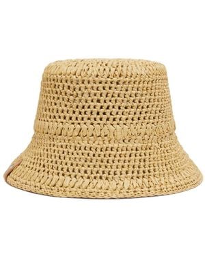 Weekend by Maxmara Crochet Viscose Hat - Natural
