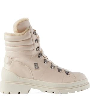 Bogner Casual Smooth Leather Boots - Natural