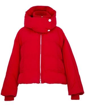 Sportmax Glizia Zip-Up Down Jacket - Red