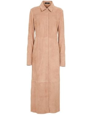 JOSEPH Slit Detail Dress - Natural