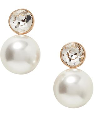 Carolina Herrera Pearl Earrings - Metallic