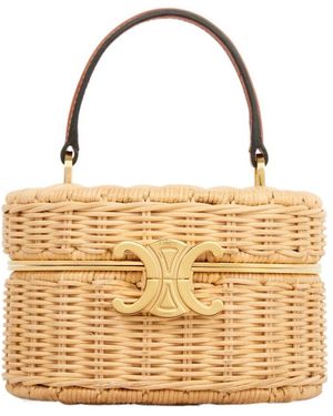 Celine Triomphe Oval Box - Metallic