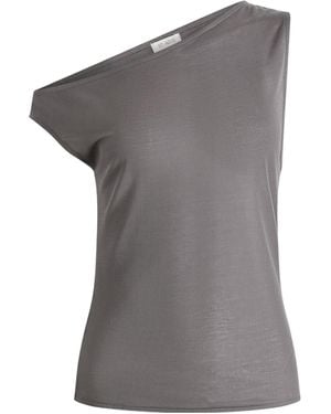 St. Agni Asymmetrical Top - Grey