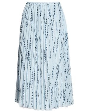 RED Valentino Pleated Skirt - Blue