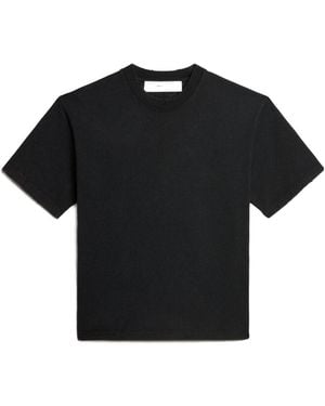 Golden Goose Logo Detailed Crewneck T-Shirt - Black