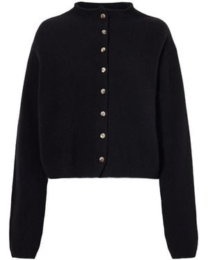KHAITE Blend Turtleneck Sweater - Black