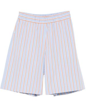Dries Van Noten Striped Shorts - White