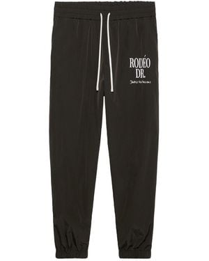 1989 STUDIO Elastic Waist Sports Pants - Black
