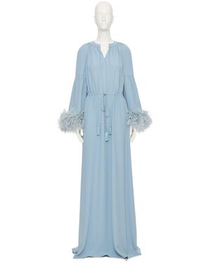 Valentino Long Sleeve Dress - Blue
