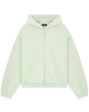 we11done Teddy Bear Zip-Up Hoodie - Green